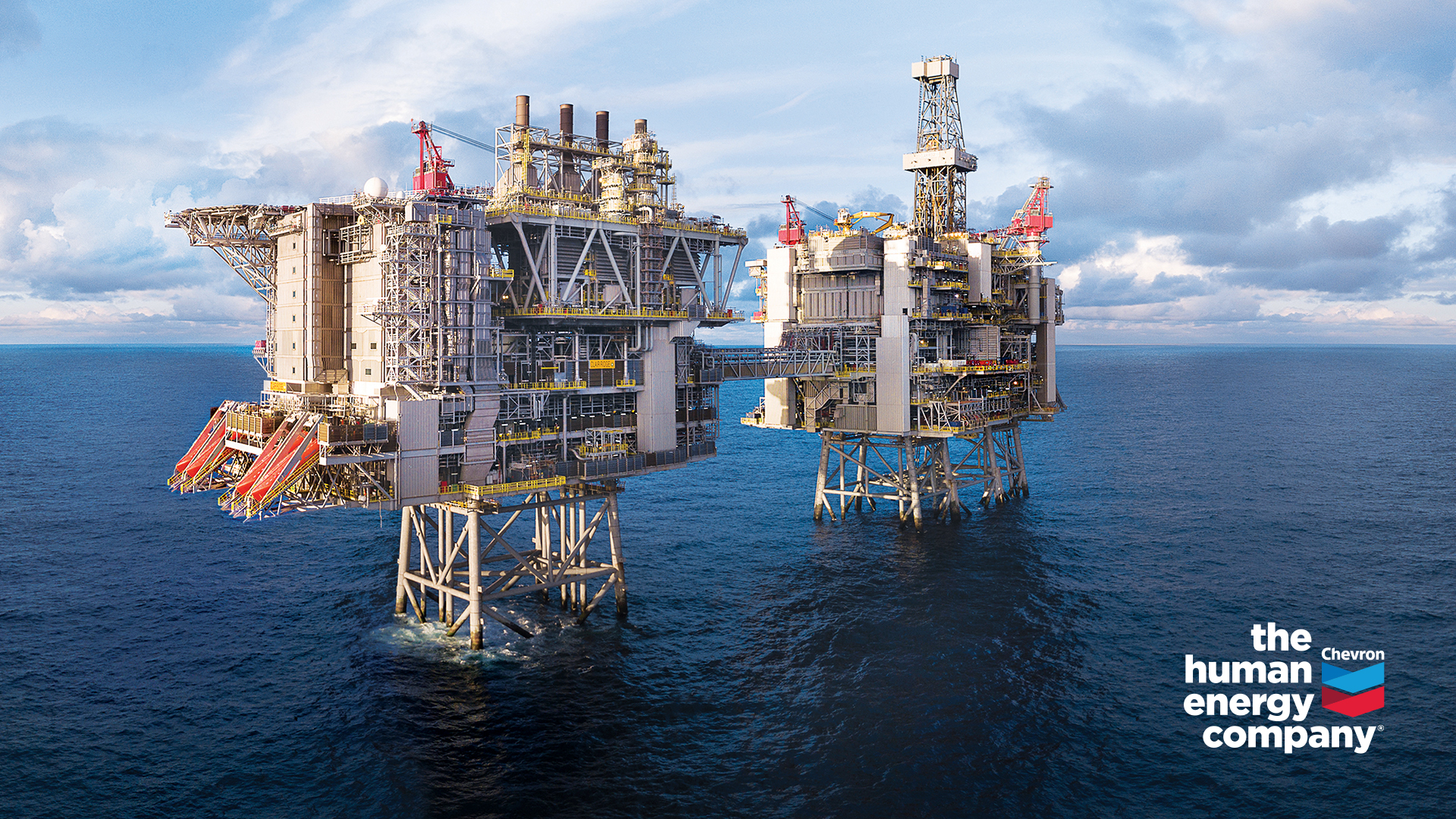 Chevron offshore oil platform