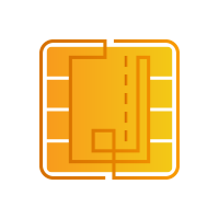 Visa credit card website icon based on emv chip