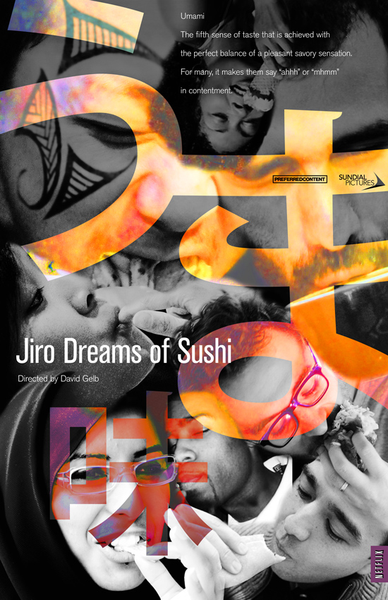 Jiro Dreams of Sushi Netflix movie poster by Silky Szeto